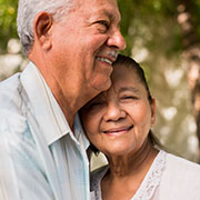 elderly couple enjoying independent living at The Delaney at Lake Waco small